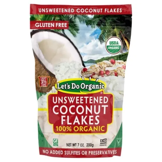 Let's Do Organic Coconut Flakes 7oz image {3}