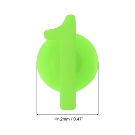 Unique Bargains Silicone Lightweight Durable Wine Glass Marker with Suction 2 Inch 14 Pcs image {1}