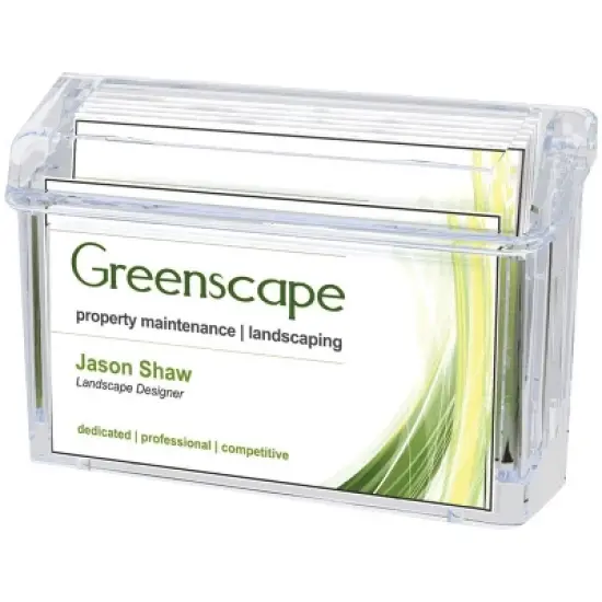 Deflecto&reg; Grab-A-Card&reg; Outdoor Business Card Holder in Clear image {4}