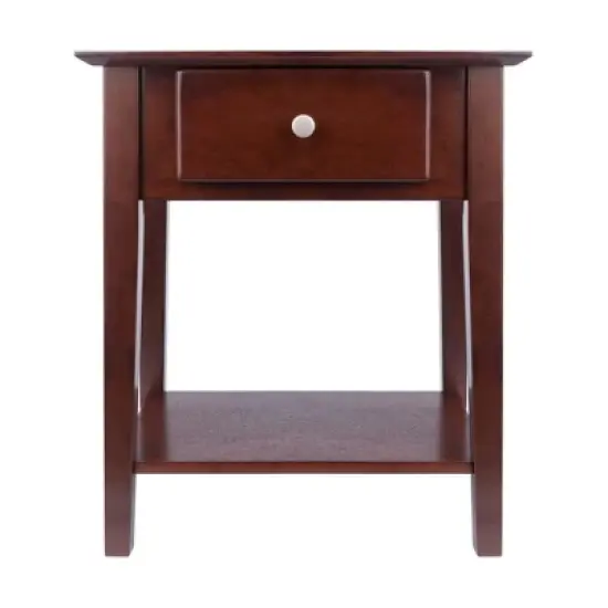 Shaker Nightstand Walnut - Winsome image {2}