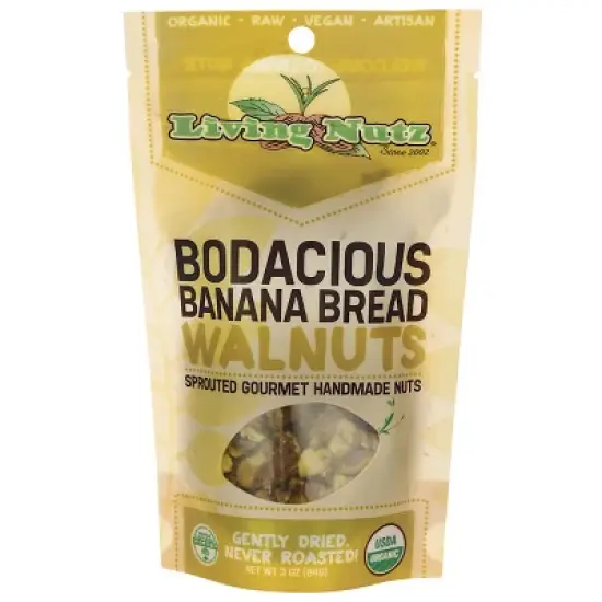 Living Nutz Bodacious Banana Bread Walnuts. image {2}