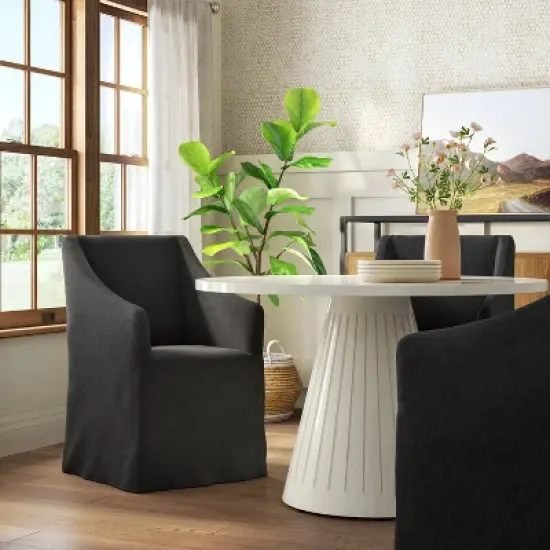 Replacement Slipcover Only for Sloped Arm Dining Chair - Threshold&trade; image {7}