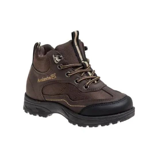 Avalanche Girls Boys Unisex Lace Up Combat Hiker Trailing Boots: Kids' Ankle Boots, Low-Heel Short Booties, Outdoor Shoes ( Little Kids/Big Kids ) image {10}