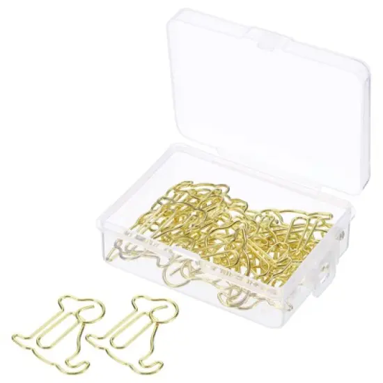 Unique Bargains Metal Prevent Tearing Pages Home Office Paper Clip 20 Pcs image {6}