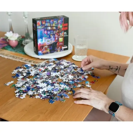 Toynk '80s Game Room Pop Culture 1000 Piece Jigsaw Puzzle By Rachid Lotf image {5}