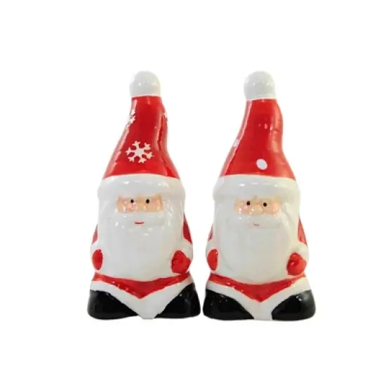 Tabletop 3.5 Inch Santa Salt & Pepper Shaker Set , Christmas Claus (2PC) image {3}