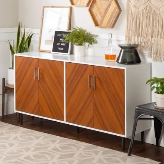 Angelo Modern Bookmatch 4 Door Sideboard - Saracina Home image {18}