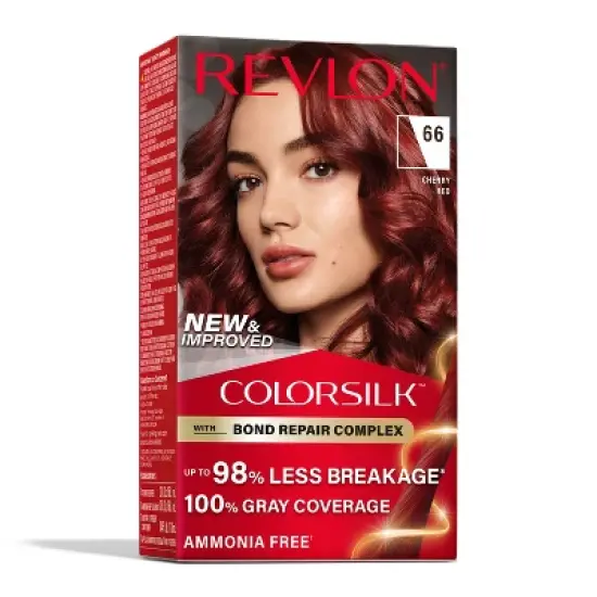 Revlon ColorSilk Permanent Hair Color with Bond Repair Complex - Reds/Auburns image {14}