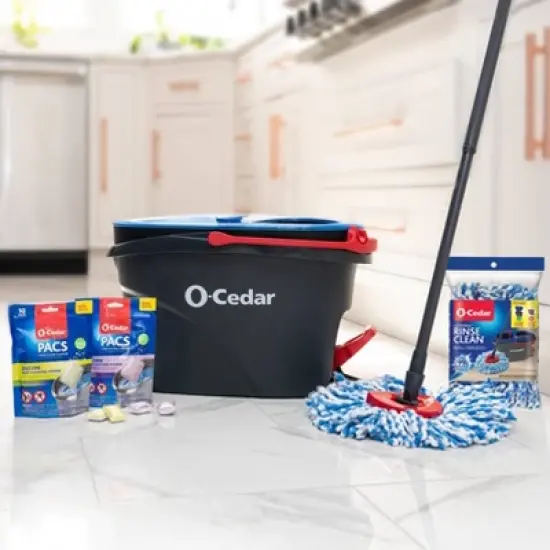 O-Cedar EasyWring RinseClean Mop Refill image {9}