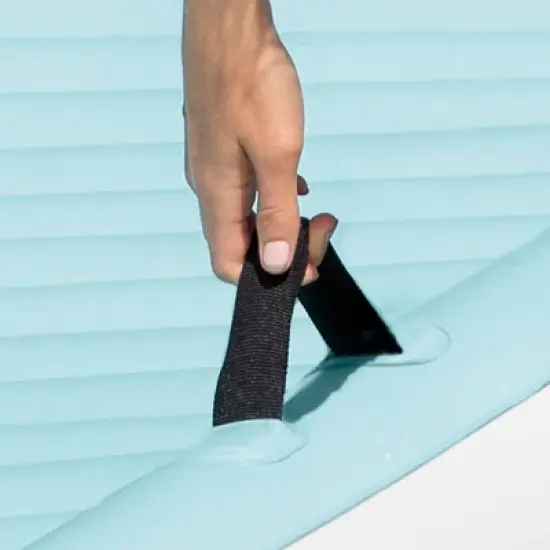 Intex Water Lounge 10' x 6' Oversized Inflatable Lake/Beach Float Platform Pad with 4 Cup Holders, 2 Tie Downs, and 8 Handles image {3}