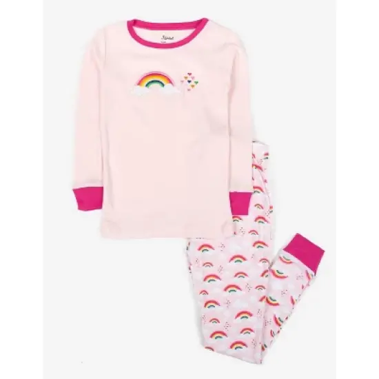Leveret Rainbow Cotton Pajamas   image {1}