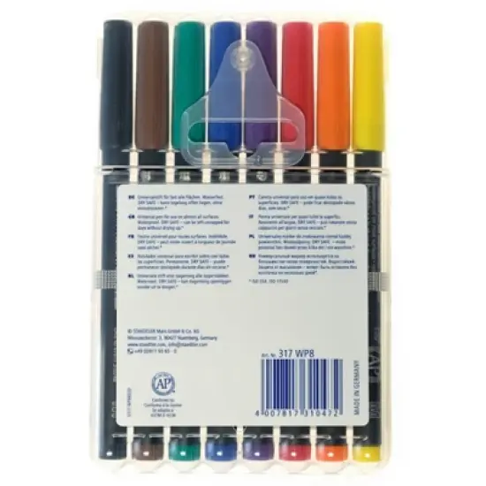 Lumocolor Permanent Markers 8ct - Staedtler image {5}