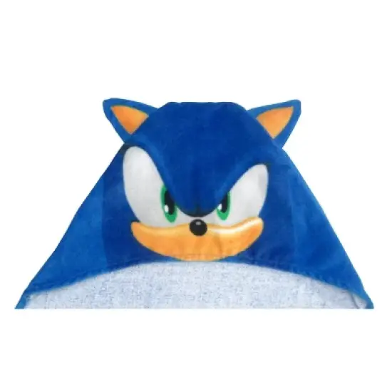 Sonic the Hedgehog Hooded Bath Towel image {1}