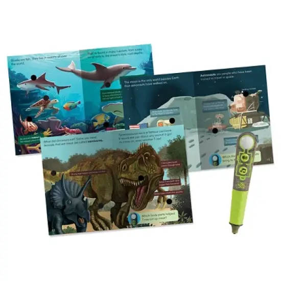 Educational Insights Hot Dots Jr. Ultimate Science Facts Interactive Book Set with Talking Pen image {1}