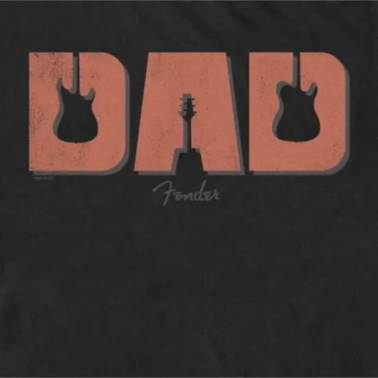 Men's Fender Father's Day Dad Logo T-Shirt image {1}