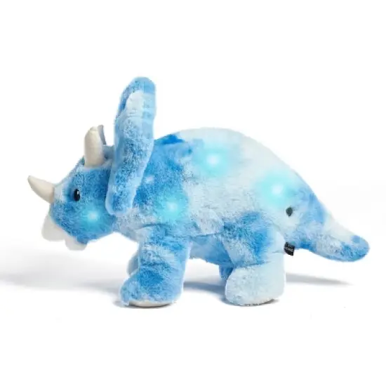FAO Schwarz 12" Triceratops LED Plush with Sound image {5}