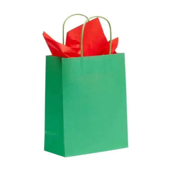 Juvale 160 Sheets Bulk Colored Tissue Paper for Gift Wrap Bags, Birthday Party Presents Wrapping, Red & Green, 15 x 20 in image {4}