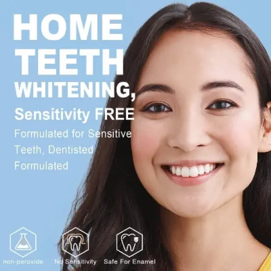 MySmile Teeth Whitening Kit with LED Light, 10 Min, 3 * 22% CP Teeth Whitening Gel image {2}