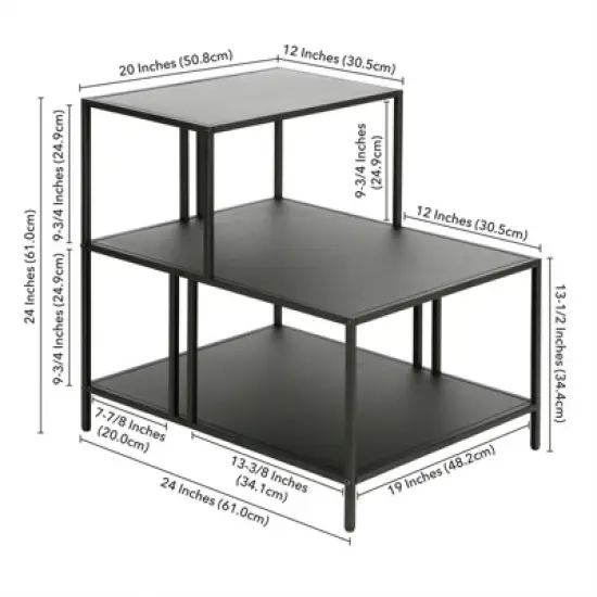 Black Bronze Side Table - Henn&Hart image {6}