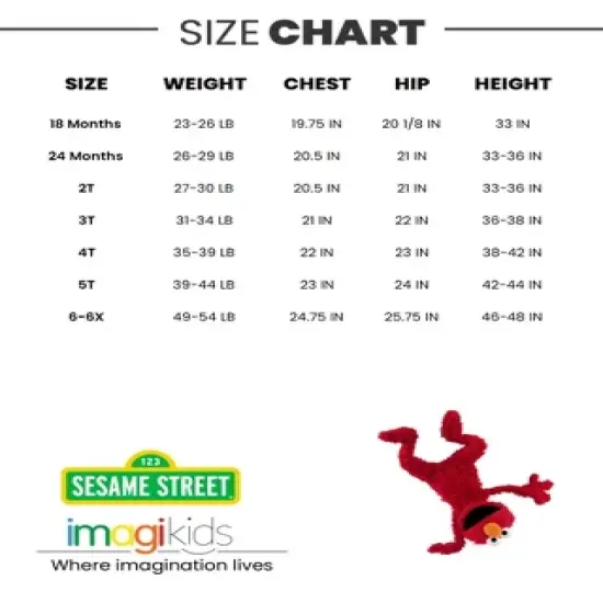 Sesame Street Big Bird Cookie Monster Elmo Baby Girls Pullover T-Shirt and Leggings Outfit Set Infant image {6}