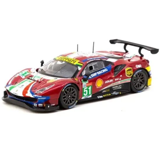 Ferrari 488 GTE #51 "SMP Racing" Winner of LMGTE Pro 24 Hrs Le Mans (2019) "Hobby64" 1/64 Diecast Model Car by Tarmac Works image {1}