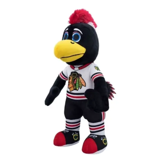 Bleacher Creatures Chicago Blackhawks Tommyhawk 10" Mascot Plush Figure (White Uniform) image {2}