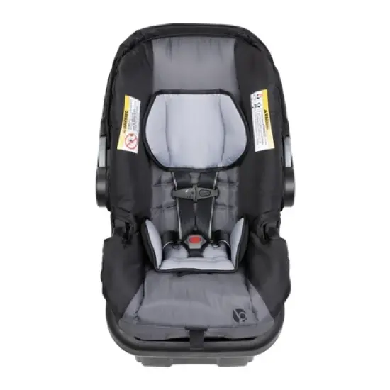 Baby Trend EZ-Lift 35 Plus Ergonomic Lightweight Rear-Facing Infant Car Seat with Multi-Position Base and Cozy Cover, Stormy Gray/Black image {3}