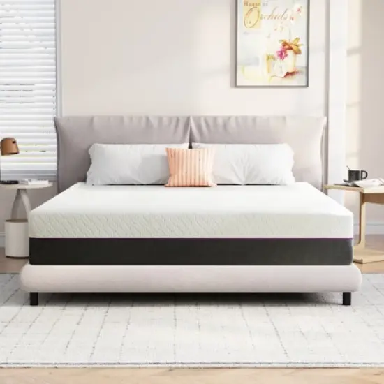 Twolike 8 Inch Comfort Memory Foam Mattress with Breathable & Removable Cover, without Fiberglass for Safer Sleep image {4}