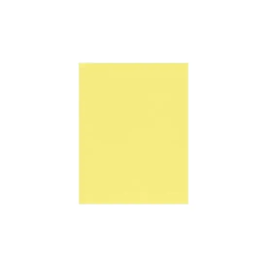 LUX Papers 8.5 x 11 inch Pastel Canary Yellow 81211-P-65-50 image {1}