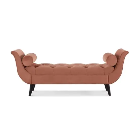 Jennifer Taylor Home Alma Tufted Flared Arm Entryway Bench image {15}