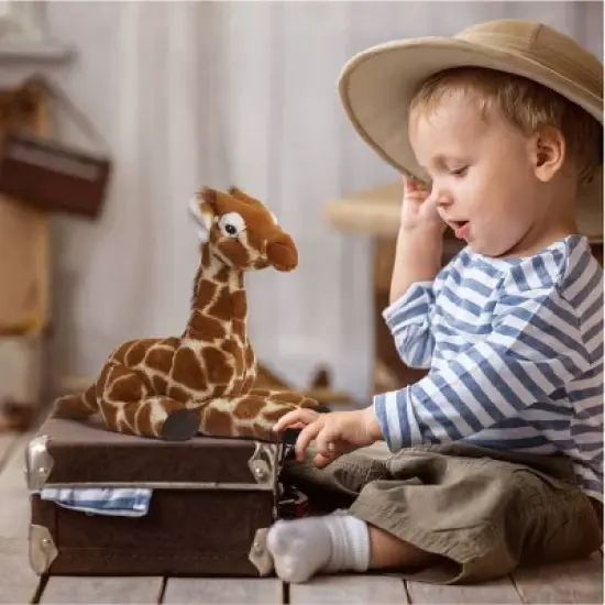 FAO Schwarz Planet Love Recycled Bottle Giraffe Toy Plush image {1}