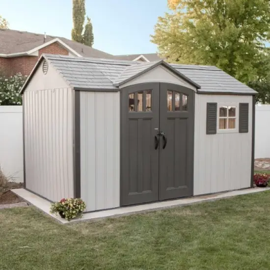 Lifetime 8 ft. x 5 ft. Outdoor Storage Shed (60468) image {1}