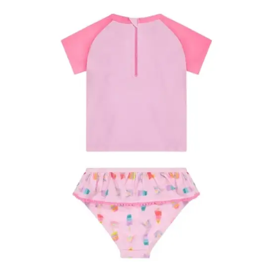Andy & Evan Toddler Girl'S Rashguard Set Pink, Size 2T image {2}