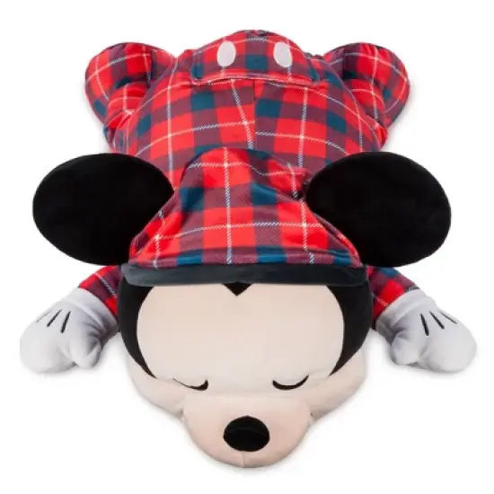 Disney Flannel Mickey Mouse Kids' Cuddleez Plush image {2}