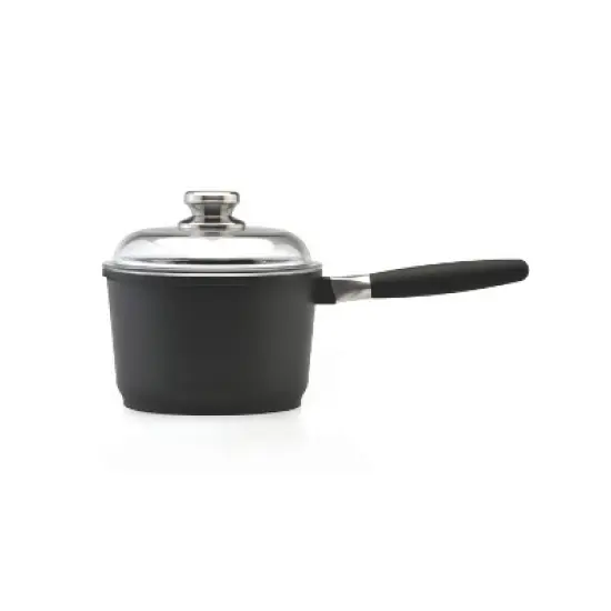 BergHOFF Scala Non-stick Cast Aluminum Saucepan, Detachable Handle, Glass Lid image {5}