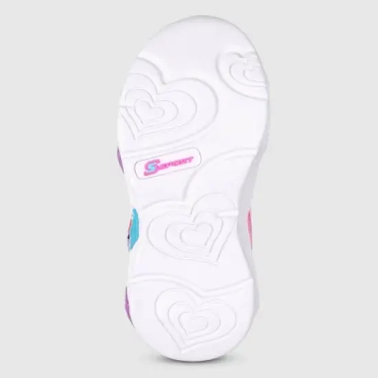 S Sport By Skechers Toddler Girls' Laura Hearts Print Sneakers - Pink image {3}