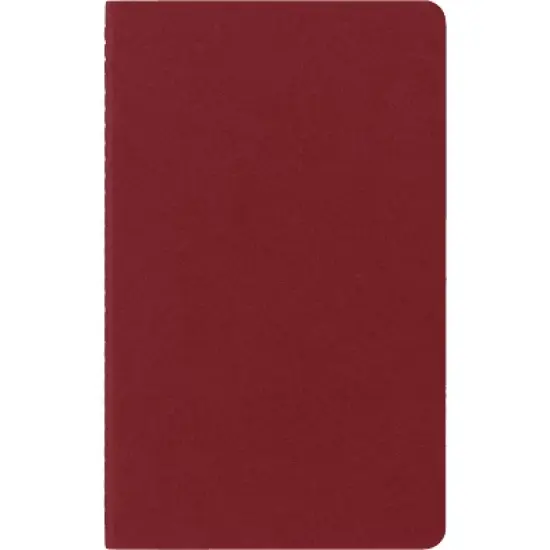 Moleskine Cahier Journals Long Ruled Cranberry Red image {4}