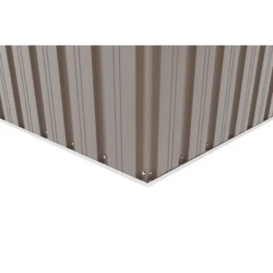 10&times;12 FT Extra Large Outdoor Steel Storage Shed with Two Daylight Windows, Weather-Resistant Tool Shed for Backyard or Garden&ndash;The Pop Home image {6}