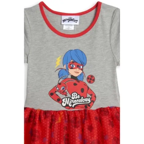 Miraculous Ladybug Rena Rouge Girls Tulle Dress Toddler to Big Kid image {2}