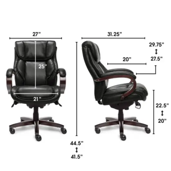 Bellamy Executive Office Chair Black - La-Z-Boy image {14}