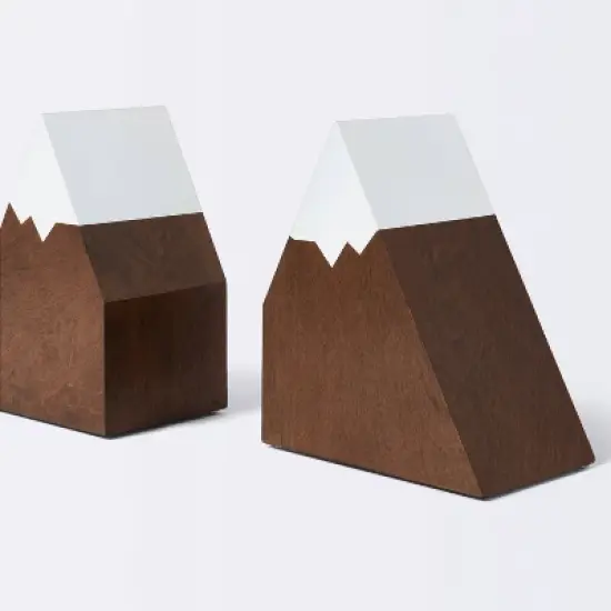 Mountain Peak Bookends - Cloud Island&trade; Brown image {2}