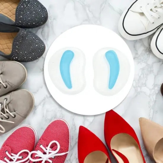 Unique Bargains Soft Anti-slip Forefoot Insole Pads 2 Pairs image {2}