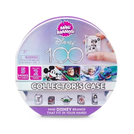 5 Surprise Mini Brands Disney D100 Platinum Collector Case image {1}