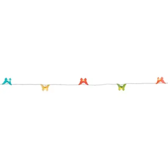 Northlight 10-Count Summer Butterfly Outdoor Patio String Light Set - 9ft - White Wire image {10}