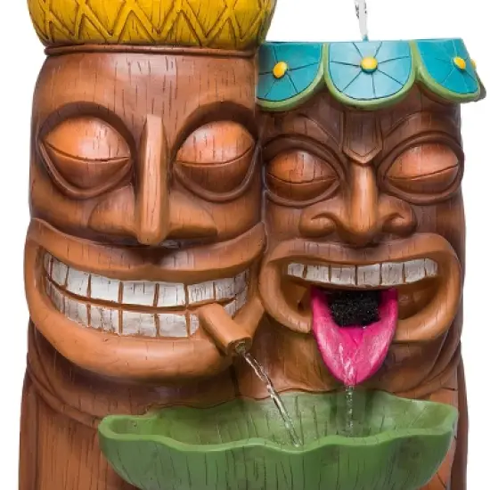 35" 3-Tier Tiki Fountain - Alpine Corporation image {9}