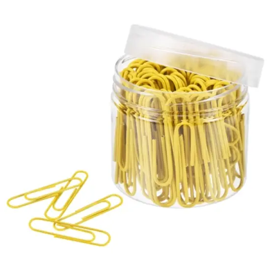Unique Bargains Medium Metal Prevent Tearing Pages Home Office Paper Clip 100 Pcs image {11}