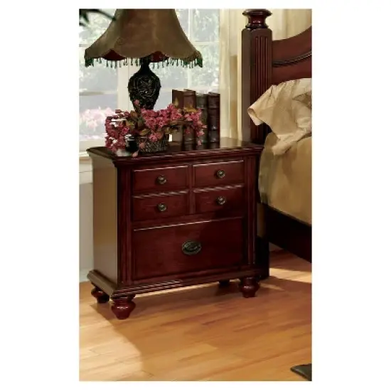 Synjak Nightstand Red - HOMES: Inside + Out image {1}