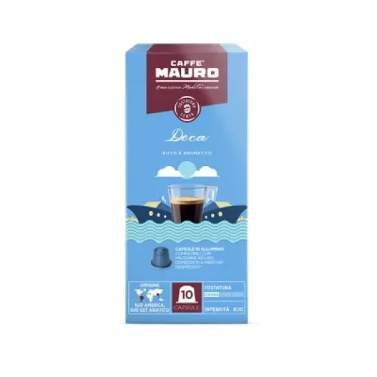 Caffe Mauro Decaffeinated Nespresso Coffee Capsules 10ct image {5}