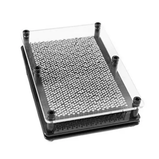 Insten 3D Pin Art Impression Board, Fun & Creative Toys for Kids and Children, 6 x 8in Metal image {3}