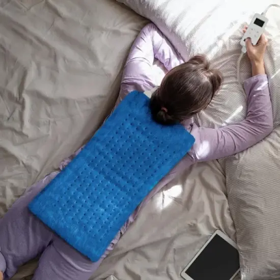 Swtroom Heating Pad Temperature Control Machine Washable with Timer 33"x17" image {5}